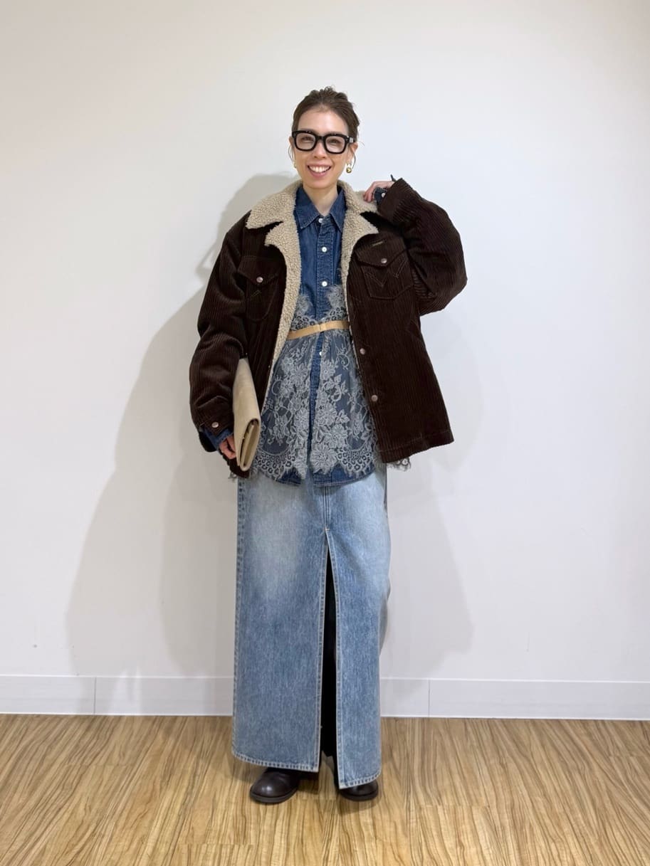 Whim Gazette | デニムスリットスカート | Rakuten Fashion(楽天