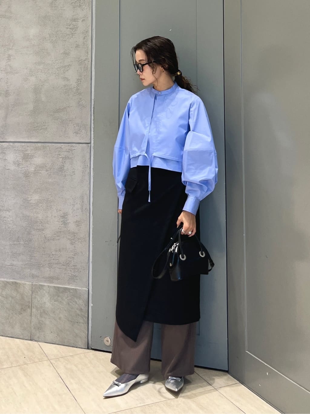 UNITED ARROWS | リブ スクエア キャミソールニット -ウォッシャブル