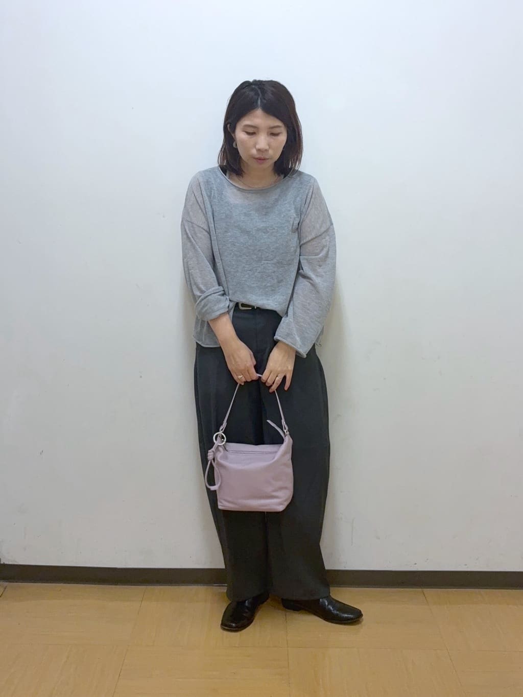 russet | 《本革/360g》ソフトレザーシンプルショルダーバッグ