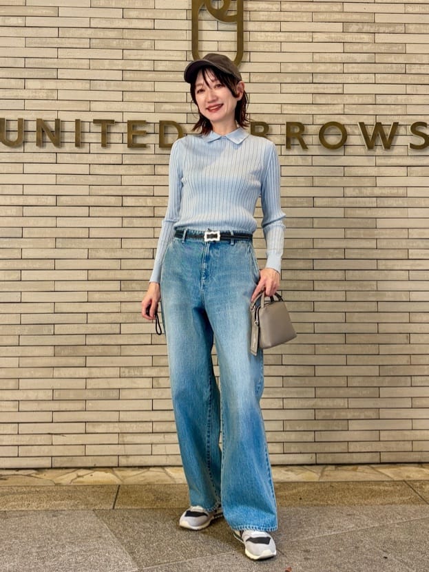 【美品】SLOANE×BEAMS別注 ワイドリブ　ポロニット SLOANE（スローン）の「SLOANE × Demi-Luxe BEAMS / 別注 12ゲージ