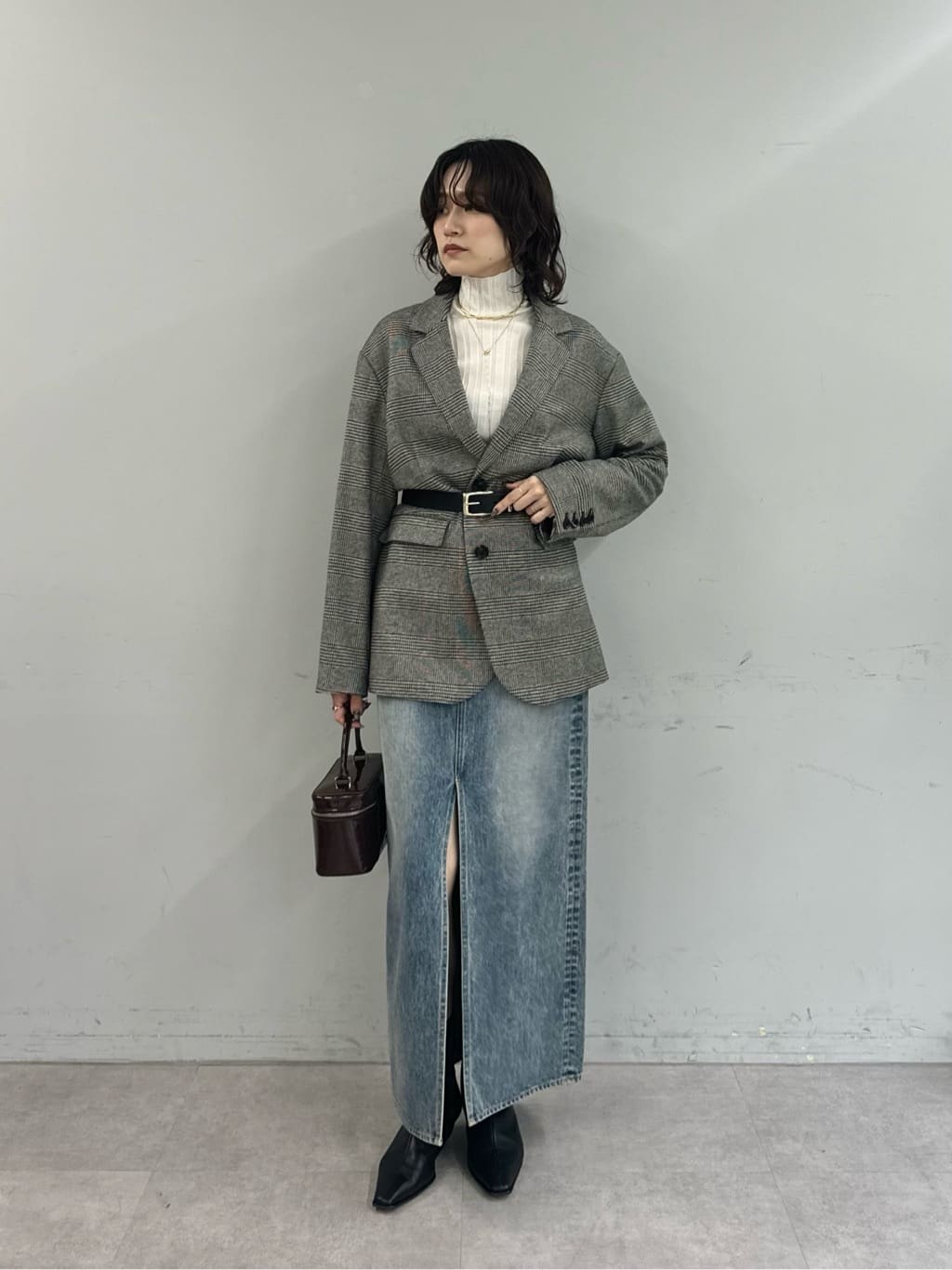 Whim Gazette | デニムスリットスカート | Rakuten Fashion(楽天