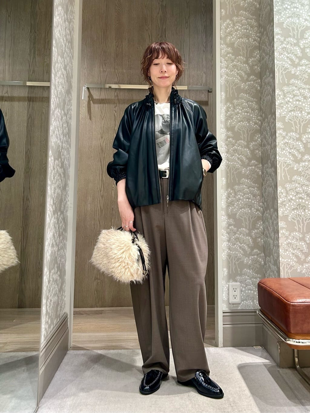 UNITED ARROWS | <AEWEN MATOPH>レザー ラウンドスクエア バックル