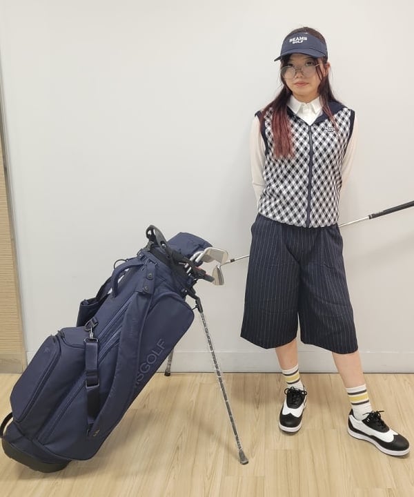 BEAMS GOLF | NSG-NYLON OX スタンド キャディバッグ ネイビー