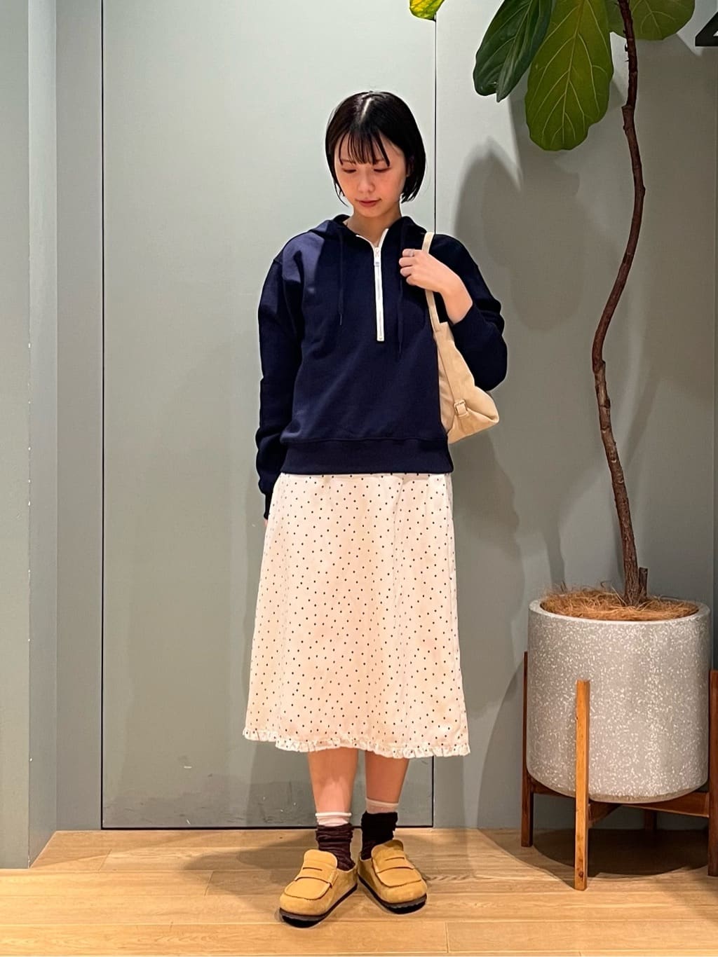 BEAUTY&YOUTH UNITED ARROWS | ドット フリル ミディアムスカート