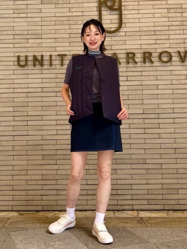 UNITED ARROWS | ウィメンズ ライン モックネック シャツ UV 吸水速乾
