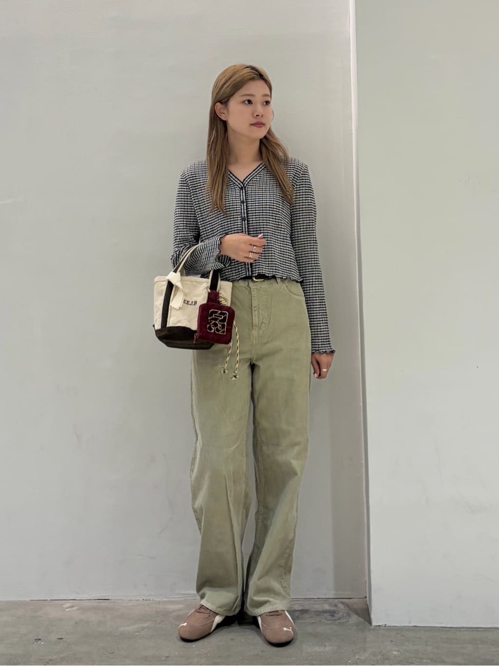 BEAUTY&YOUTH UNITED ARROWS | ソリッド&チェック Vネック
