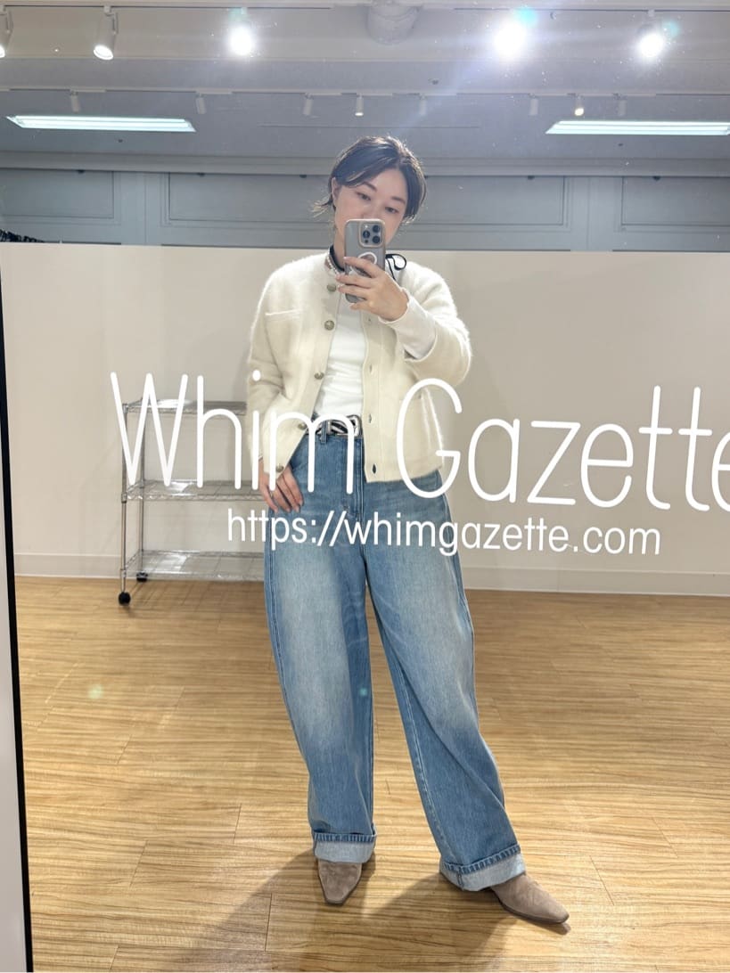 Whim Gazette | コットンテレコクルーネックプルオーバー | Rakuten