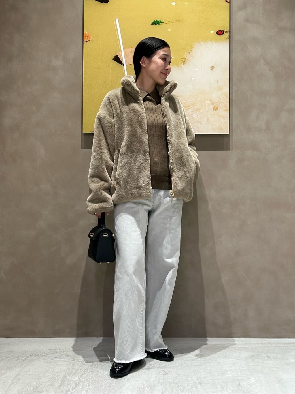 【美品】SLOANE×BEAMS別注 ワイドリブ　ポロニット 78876983_b_04_215.jpg