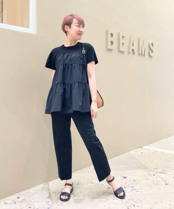 Demi-Luxe BEAMS | コンビ ティアード プルオーバー | Rakuten Fashion