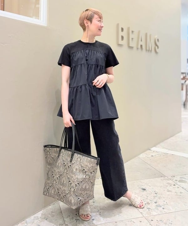 Demi-Luxe BEAMS | コンビ ティアード プルオーバー | Rakuten Fashion