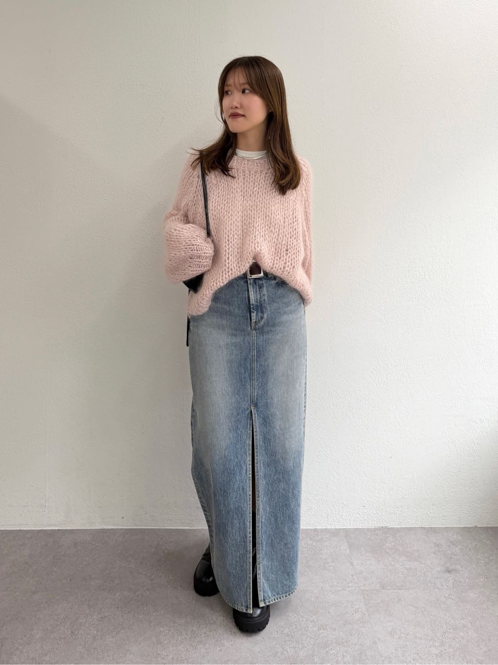 Whim Gazette | デニムスリットスカート | Rakuten Fashion(楽天