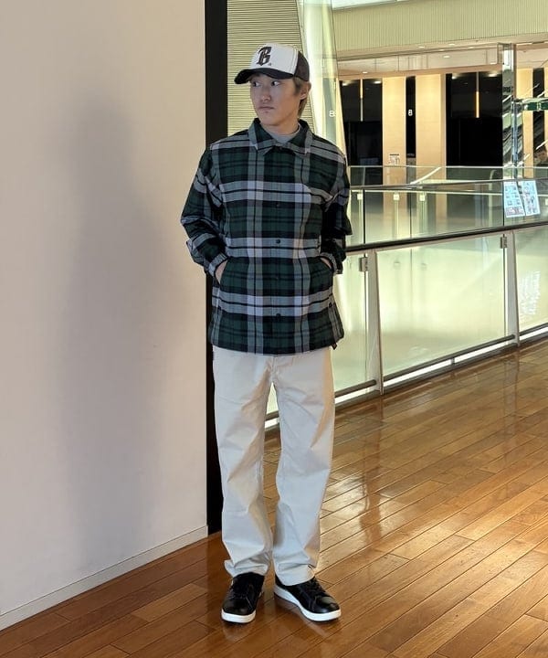 BEAMS GOLF | ORANGE LABEL / チェック コーチジャケット | Rakuten