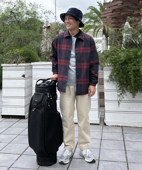 BEAMS GOLF | ORANGE LABEL / クレリック ライン ニットポロ | Rakuten