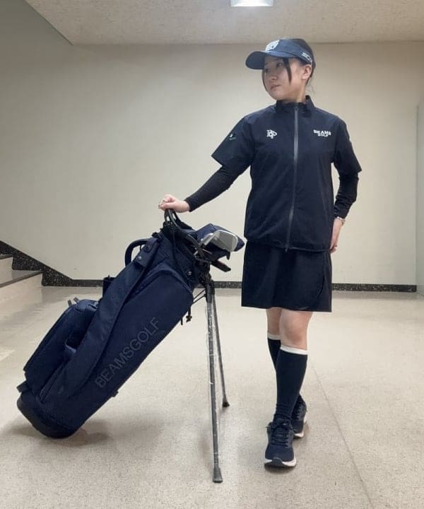 BEAMS GOLF | NSG-NYLON OX スタンド キャディバッグ ネイビー