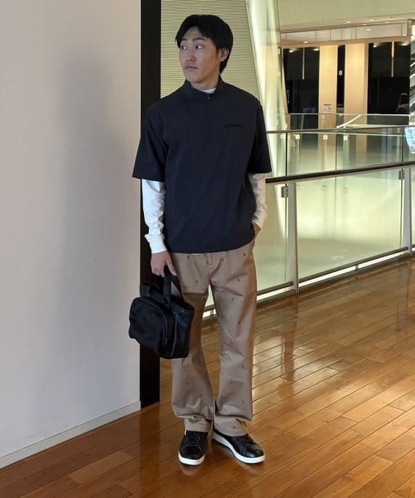 BEAMS GOLF | ORANGE LABEL / USシリーズ SQR ロングスリーブ モック