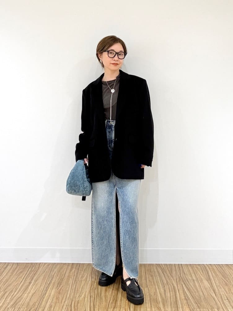 Whim Gazette | デニムスリットスカート | Rakuten Fashion(楽天