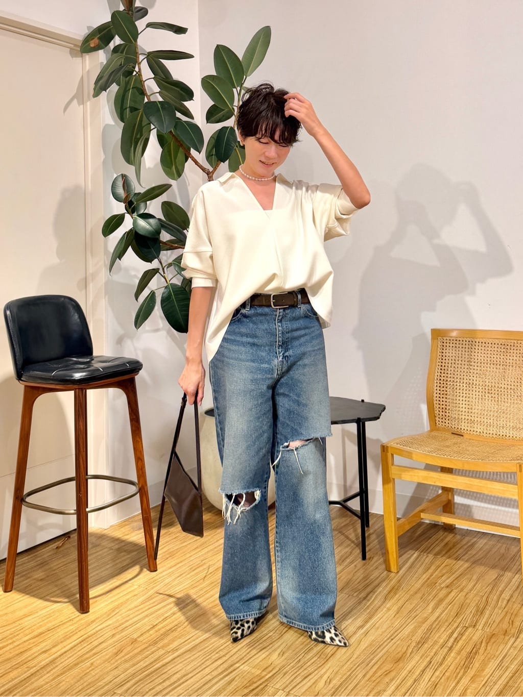 Whim Gazette | 【Hoaw.】レオパードポインテッドパンプス | Rakuten