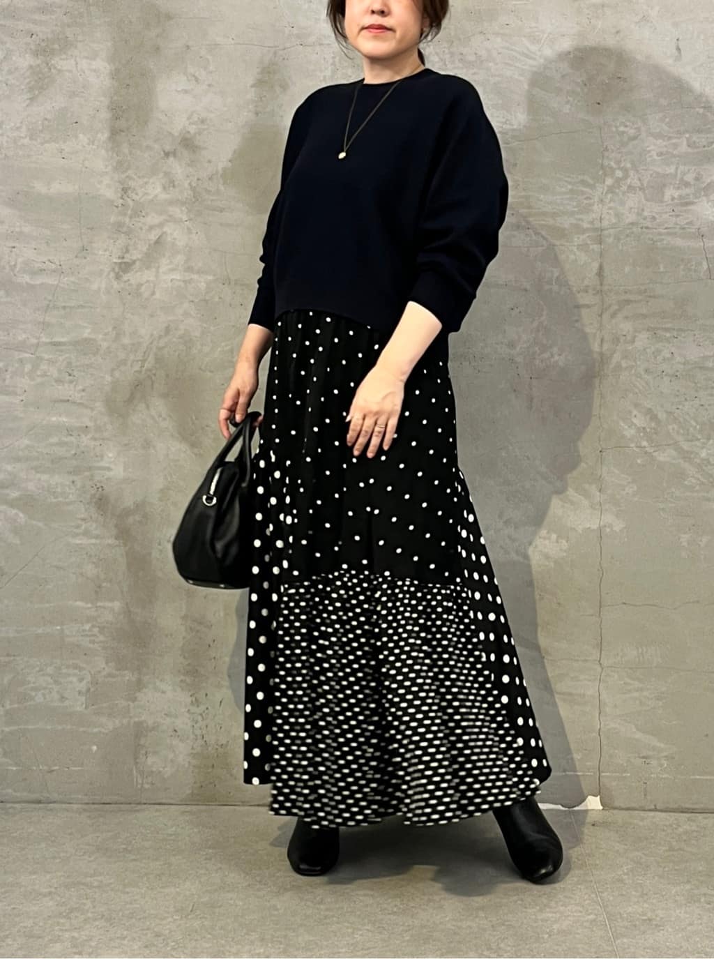 BEARDSLEY | ドットパッチワークスカート | Rakuten Fashion(楽天