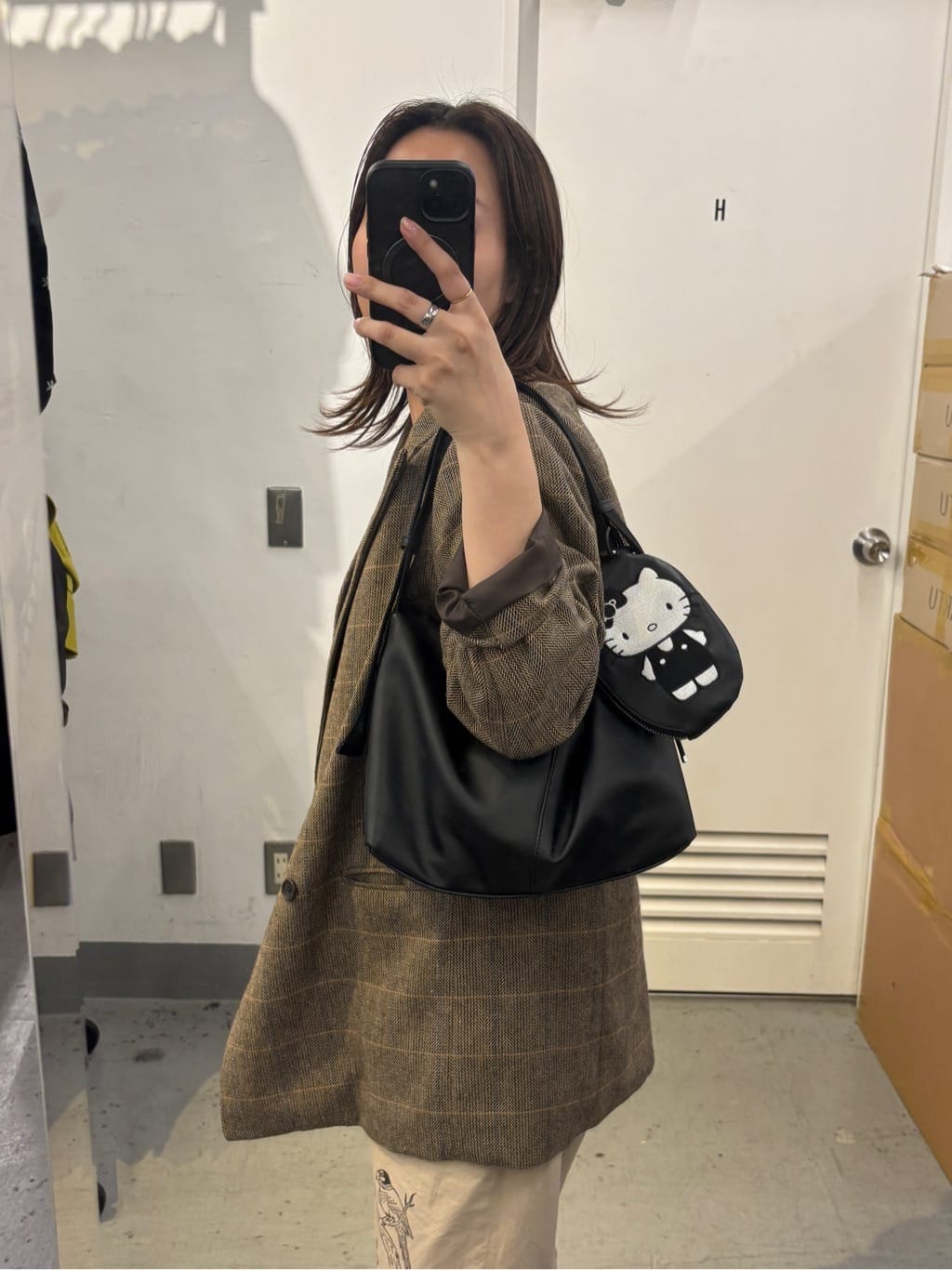 ear PAPILLONNER | ワイドテープショルダーバッグM | Rakuten Fashion