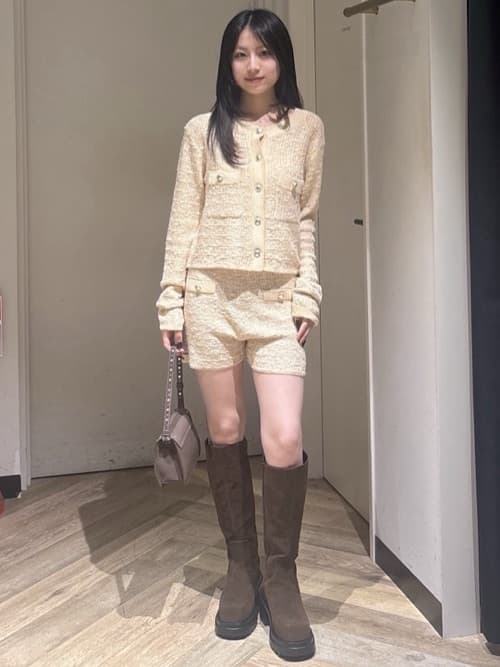 入手困難✨ ワイズ 変形ニット トップス ウール素材 ベージュ系 2サイズ SLY | BICOLOR TWEED KNIT トップス | Rakuten Fashion(楽天