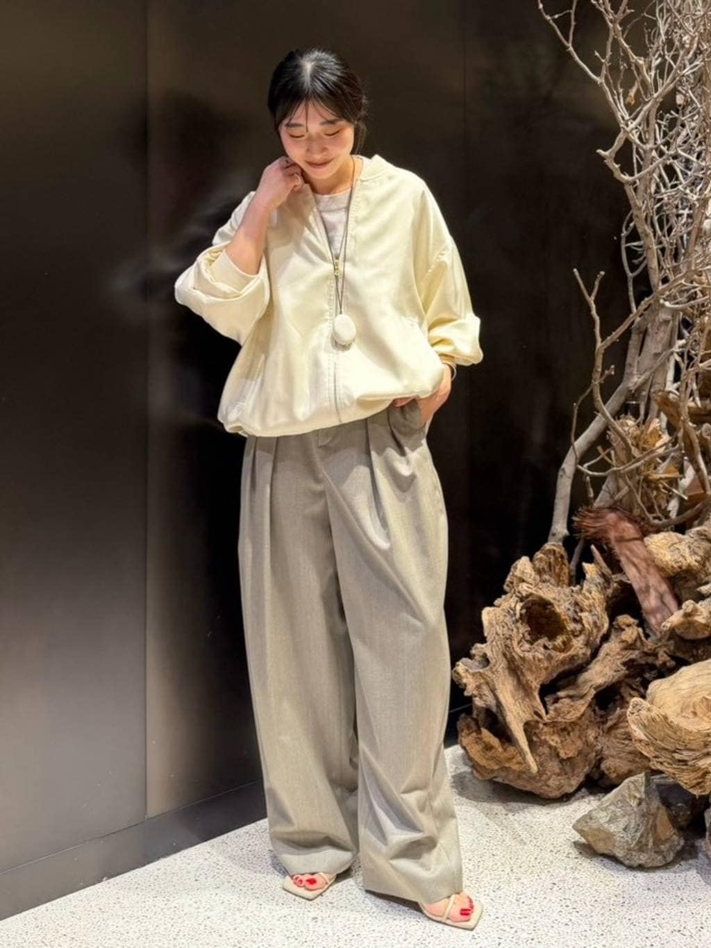 Curensology | ツイルストレッチブルゾン | Rakuten Fashion(楽天