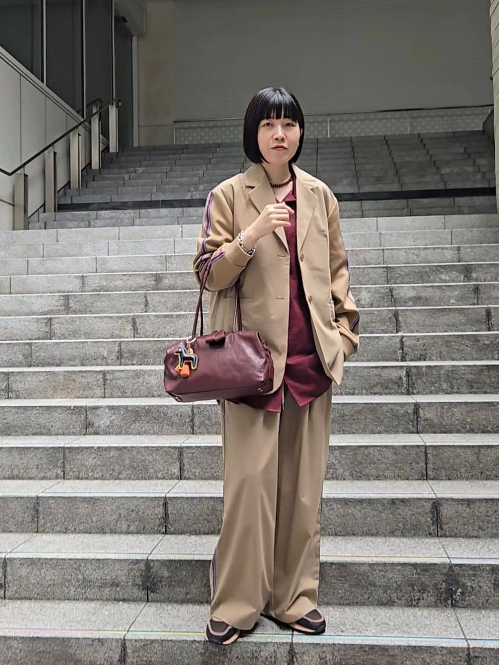 ear PAPILLONNER | ロングハンドルボストンバッグ | Rakuten Fashion