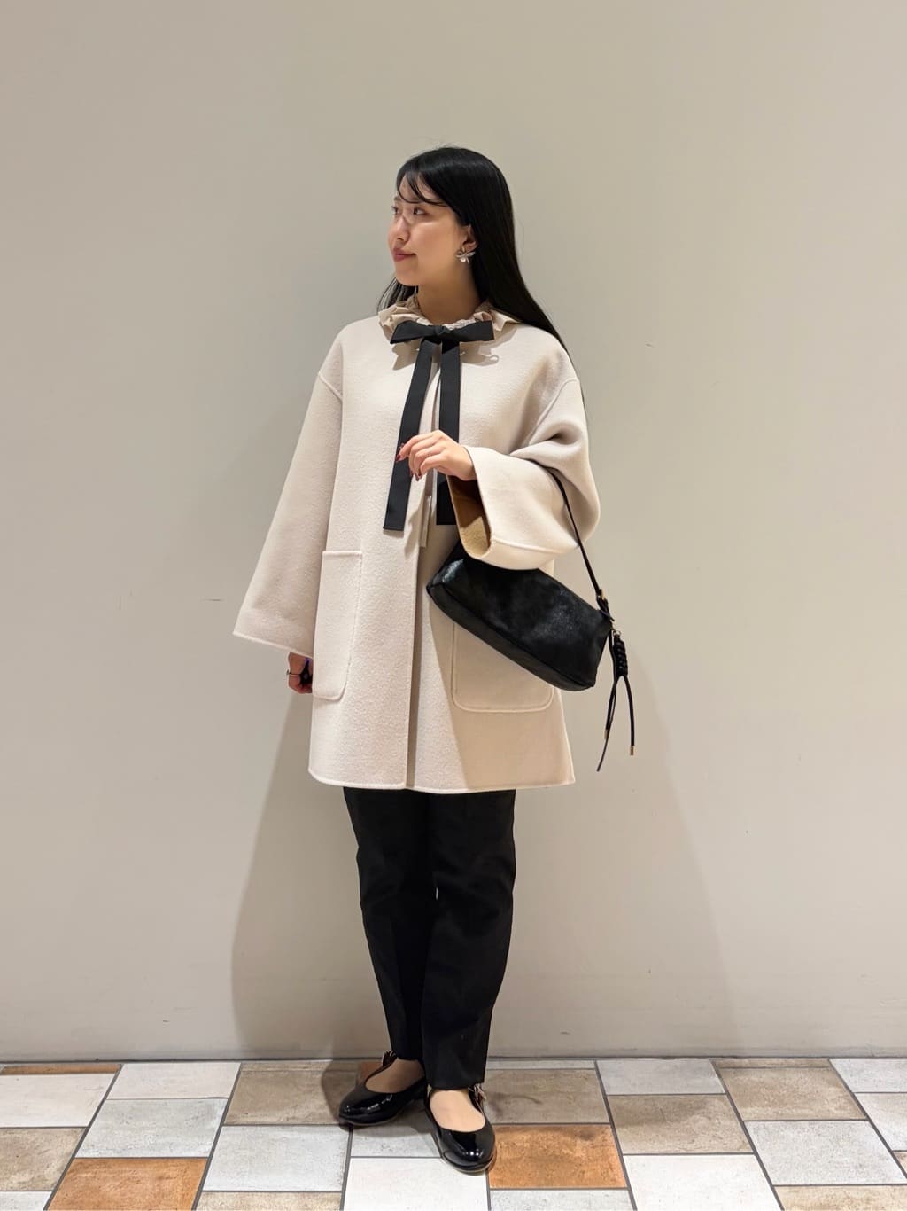 UNITED ARROWS | バイカラー リバー ミドルコート | Rakuten Fashion