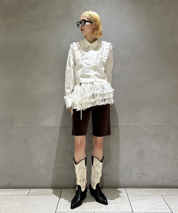 BEAMS OUTLET | カット コーデュロイ バイカー ショーツ | Rakuten