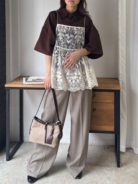 CORNERS | フェイクレザーショルダーバッグ | Rakuten Fashion(楽天