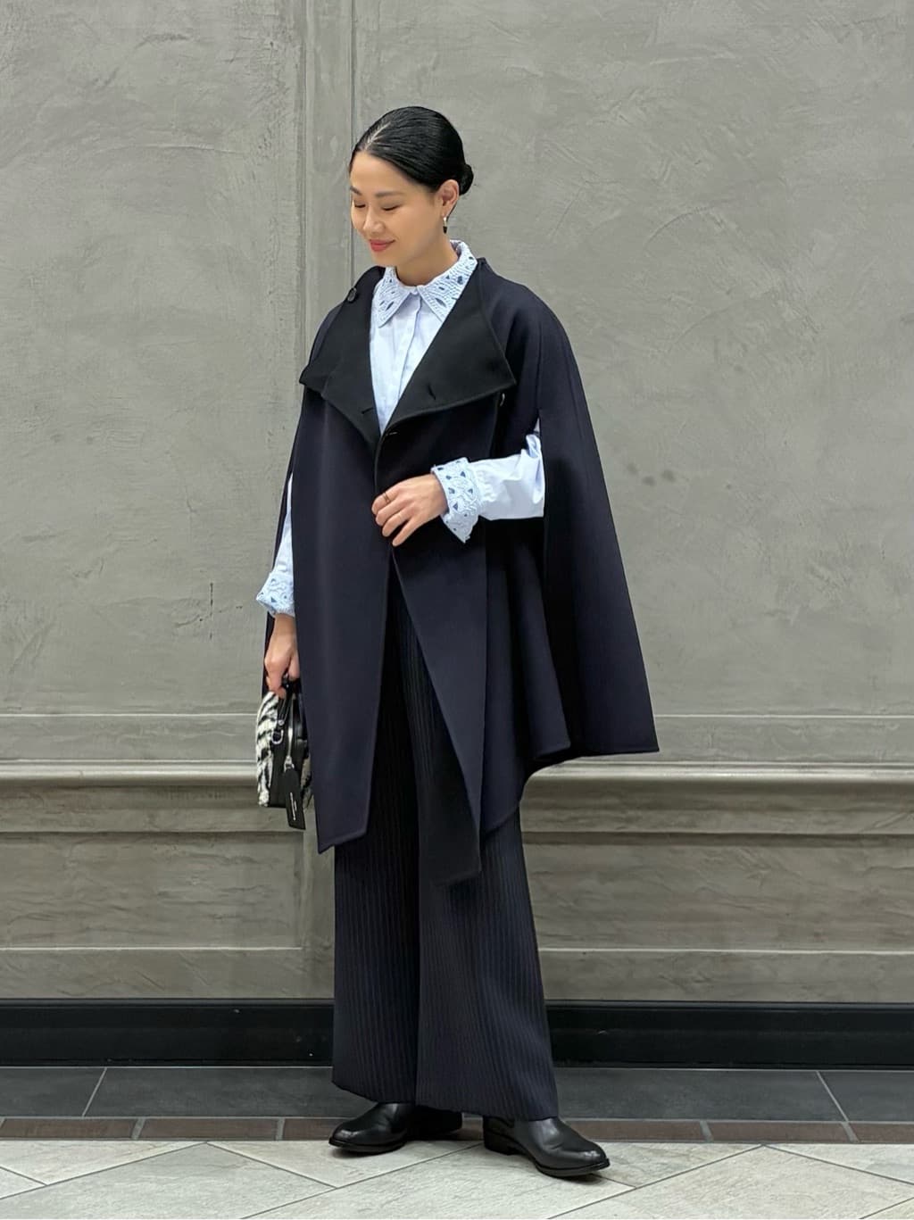 UNITED ARROWS | バイカラー リバー ケープ | Rakuten Fashion(楽天