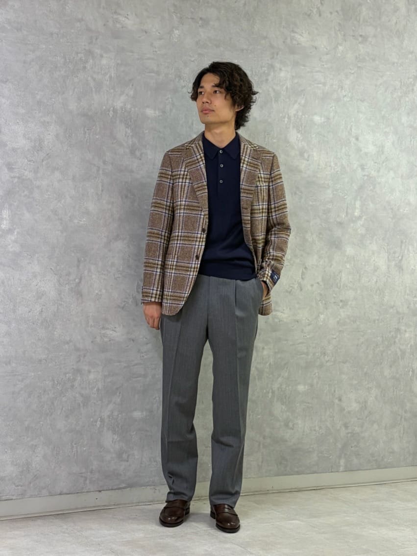 UNITED ARROWS | ツイード ウィンドウペン シングル 3ボタン