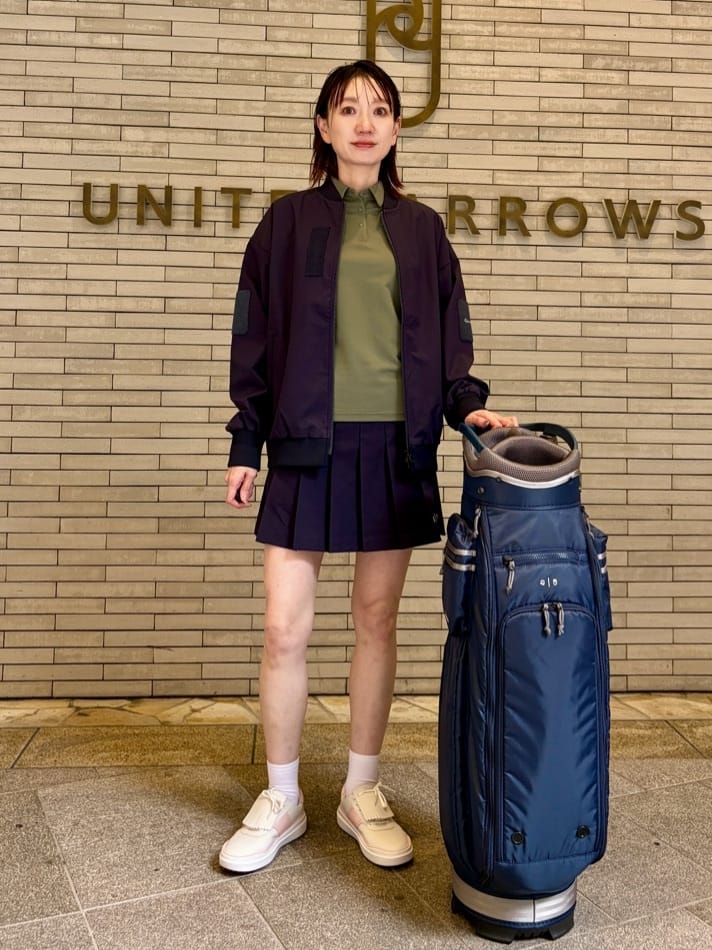 TaylorMade × UNITED ARROWS プリーツスカート ネイビー UNITED ARROWS | 【別注】<TaylorMade*UNITED ARROWS>プリーツ