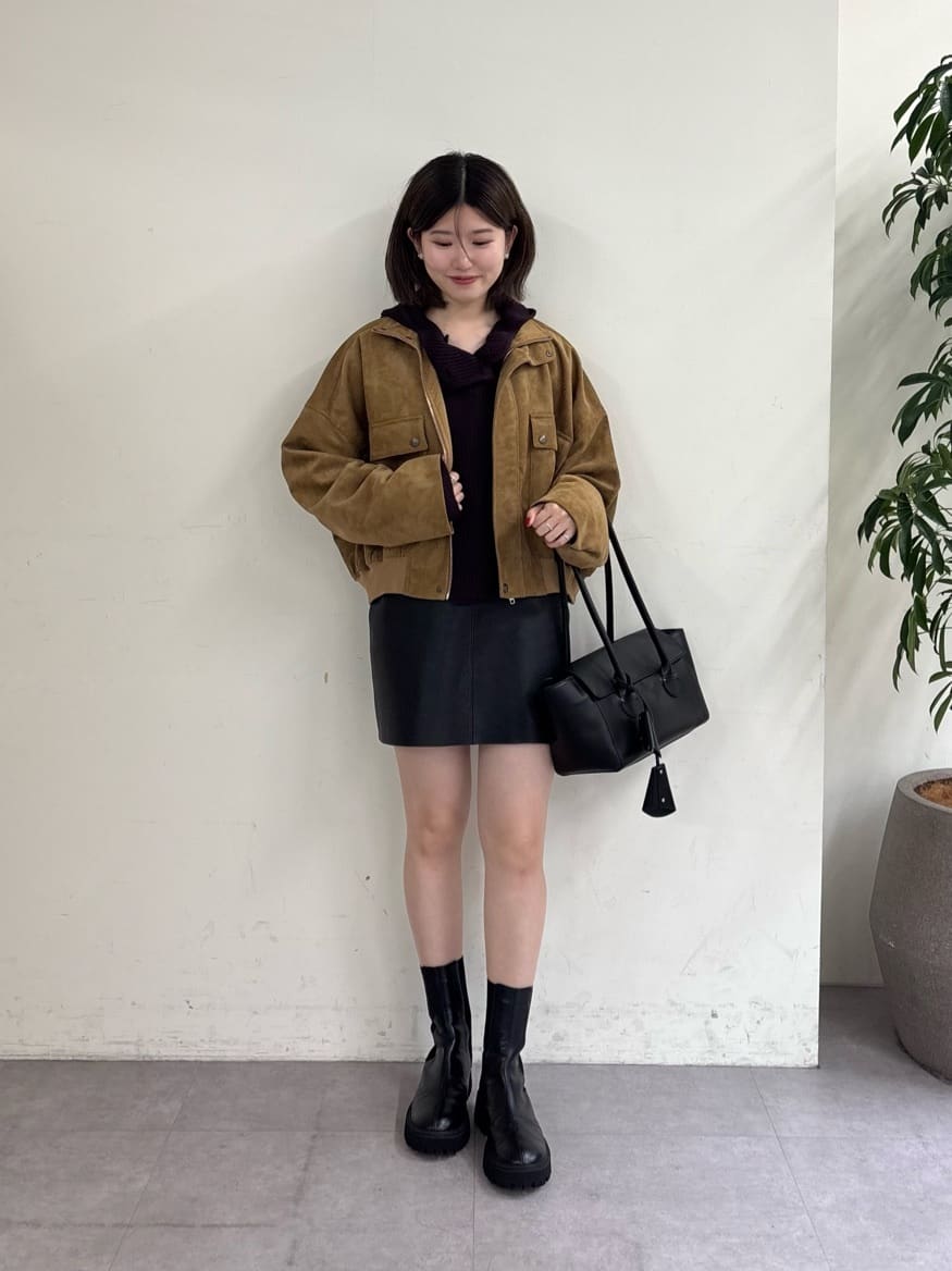 Whim Gazette | ラムレザーミニスカート | Rakuten Fashion(楽天