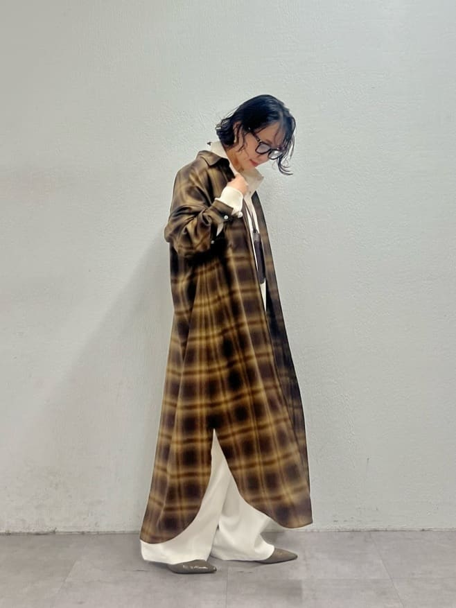 IWACOです❣️0901 Whim Gazette | チェックシャツワンピース | Rakuten Fashion(楽天