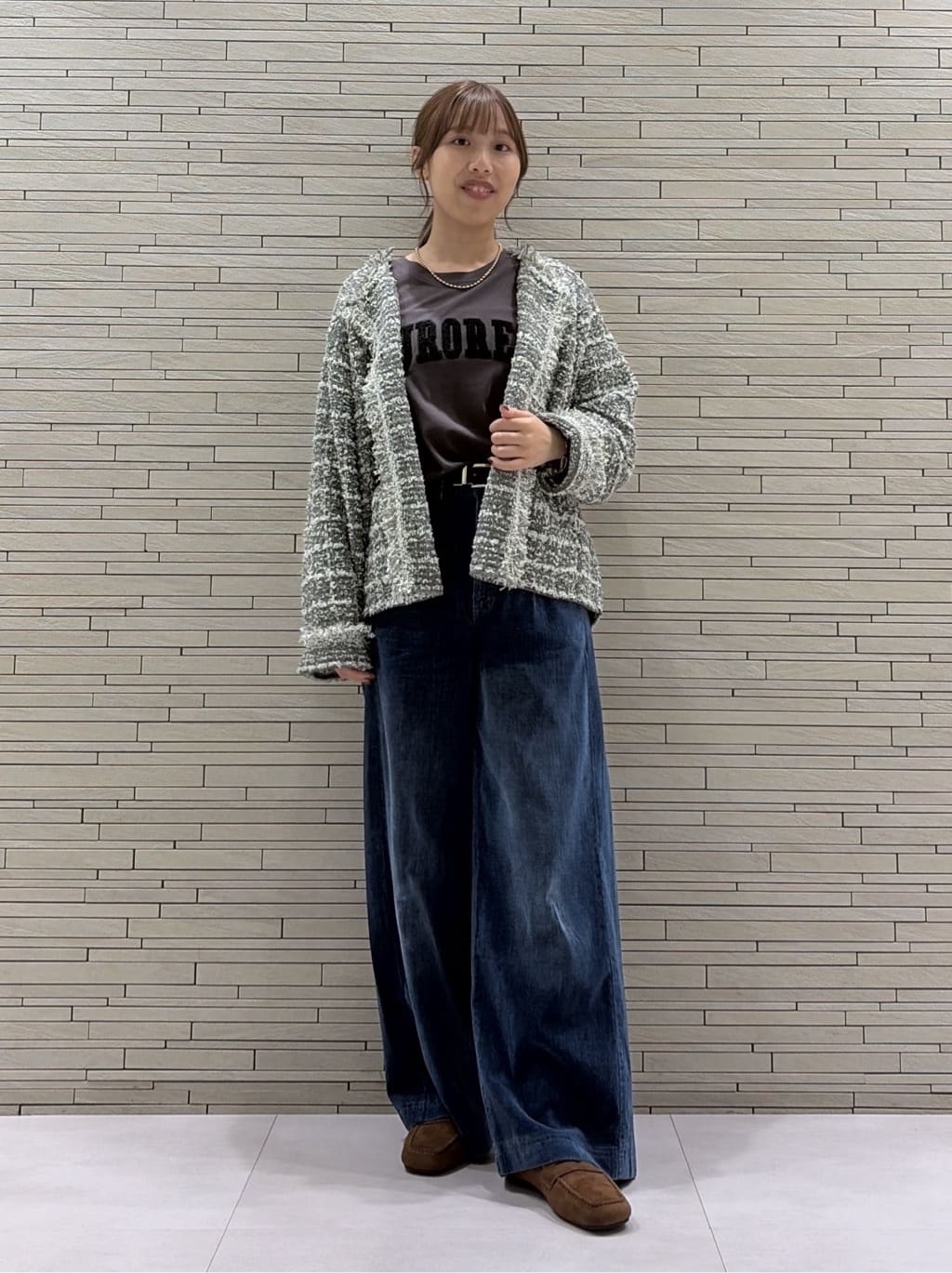 DOUDOU | ツイードニットジャケット | Rakuten Fashion(楽天
