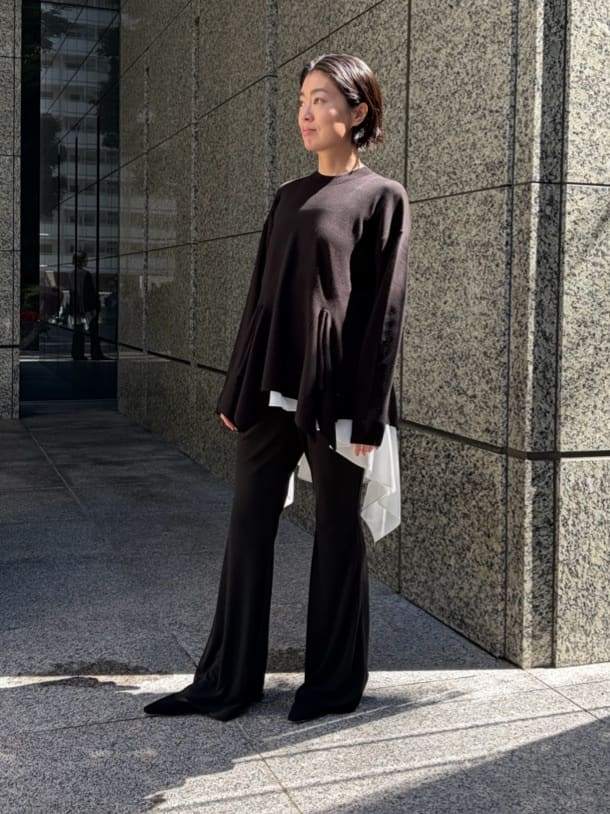 LE PHIL | スムースフレアパンツ | Rakuten Fashion(楽天ファッション