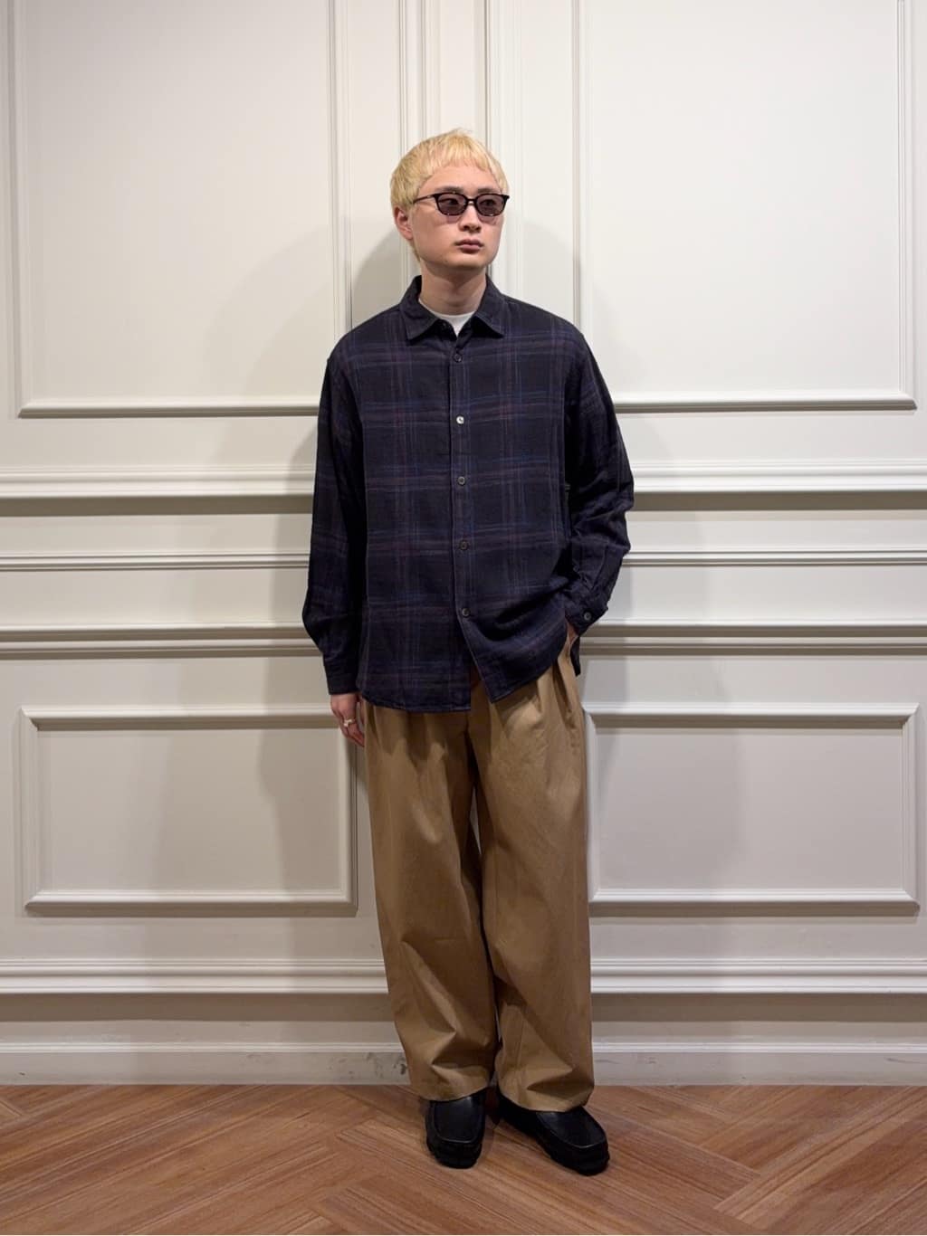 BEAUTY&YOUTH UNITED ARROWS | ウーブン ネル チェック シャツ