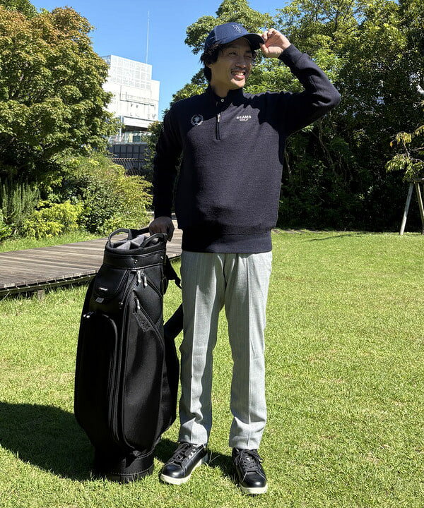 BEAMS GOLF | PURPLE LABEL / リターンブリティッシュ ハーフジップ