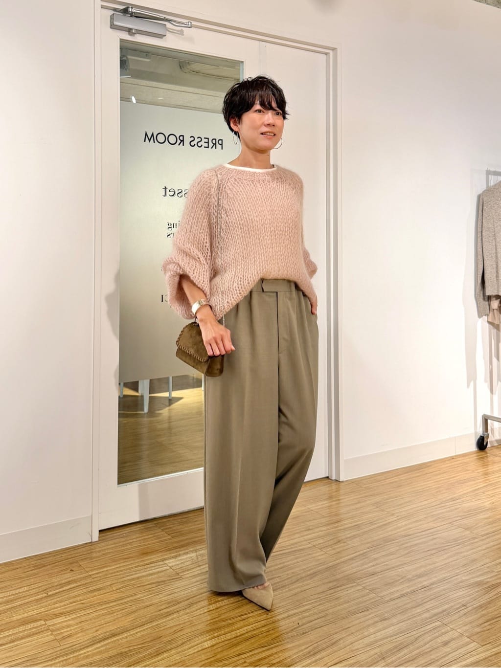 Whim Gazette | コットンテレコクルーネックプルオーバー | Rakuten