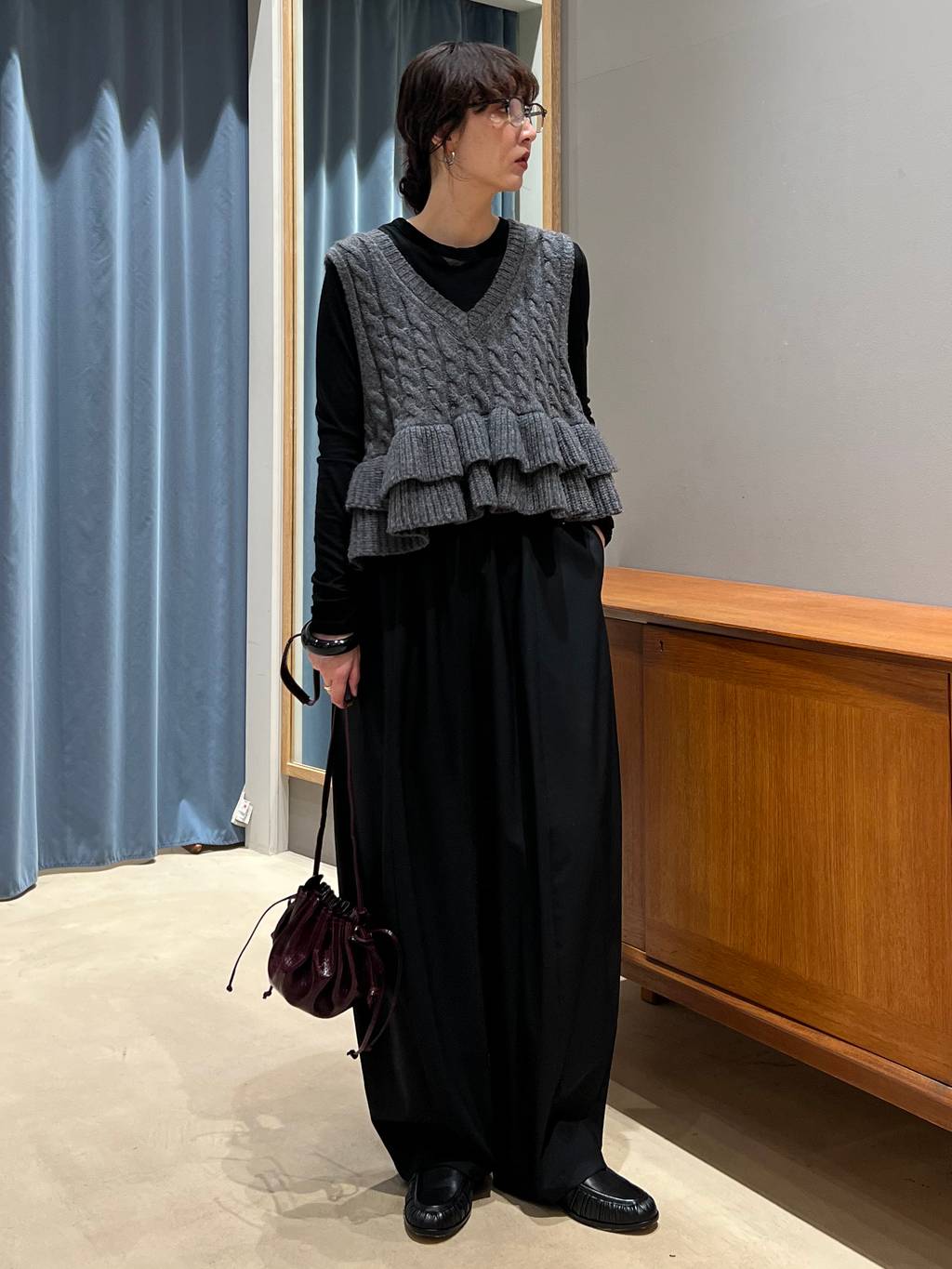 Curensology | ラッフルニットキャミ | Rakuten Fashion(楽天