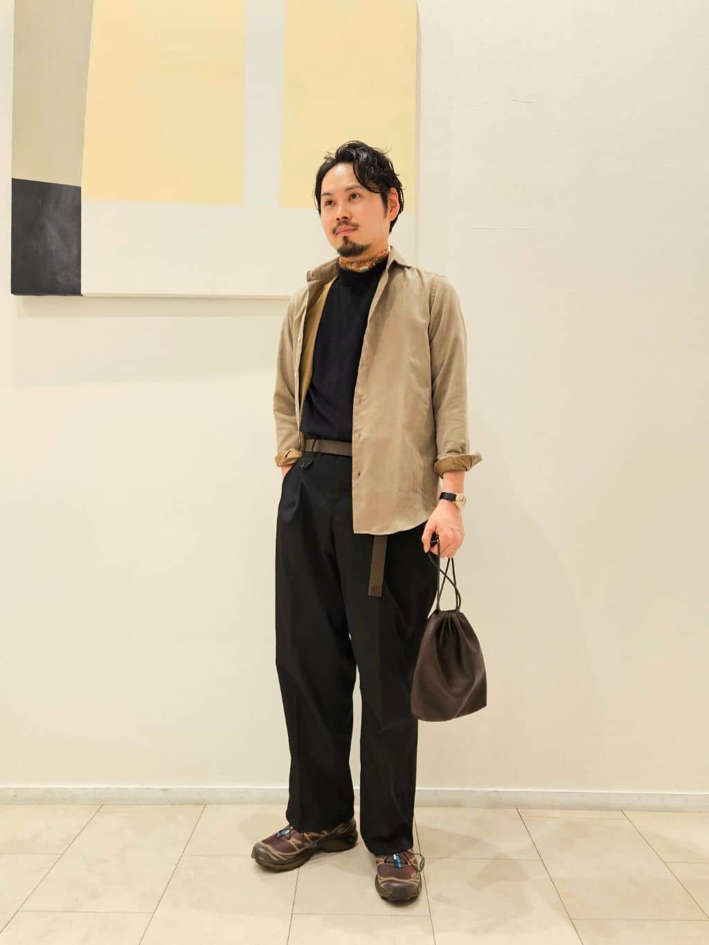UNITED ARROWS LTD. OUTLET | UNFINISHED LEATHER/巾着バッグ