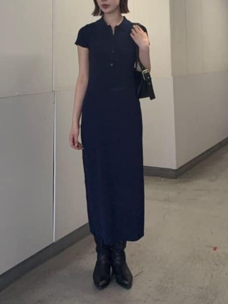moussy | CABLE POLO KNIT ドレス | Rakuten Fashion(楽天ファッション