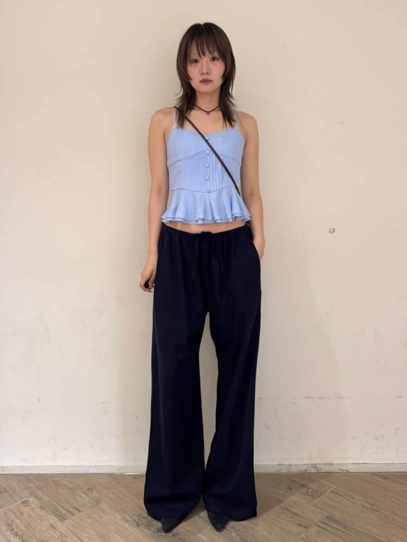 moussy | LINEN BLEND CORSET CAMI トップス | Rakuten Fashion(楽天