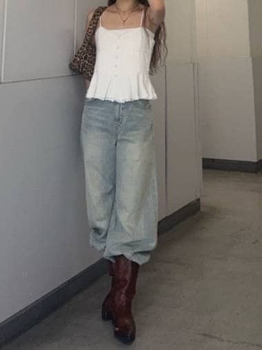 moussy | LINEN BLEND CORSET CAMI トップス | Rakuten Fashion(楽天