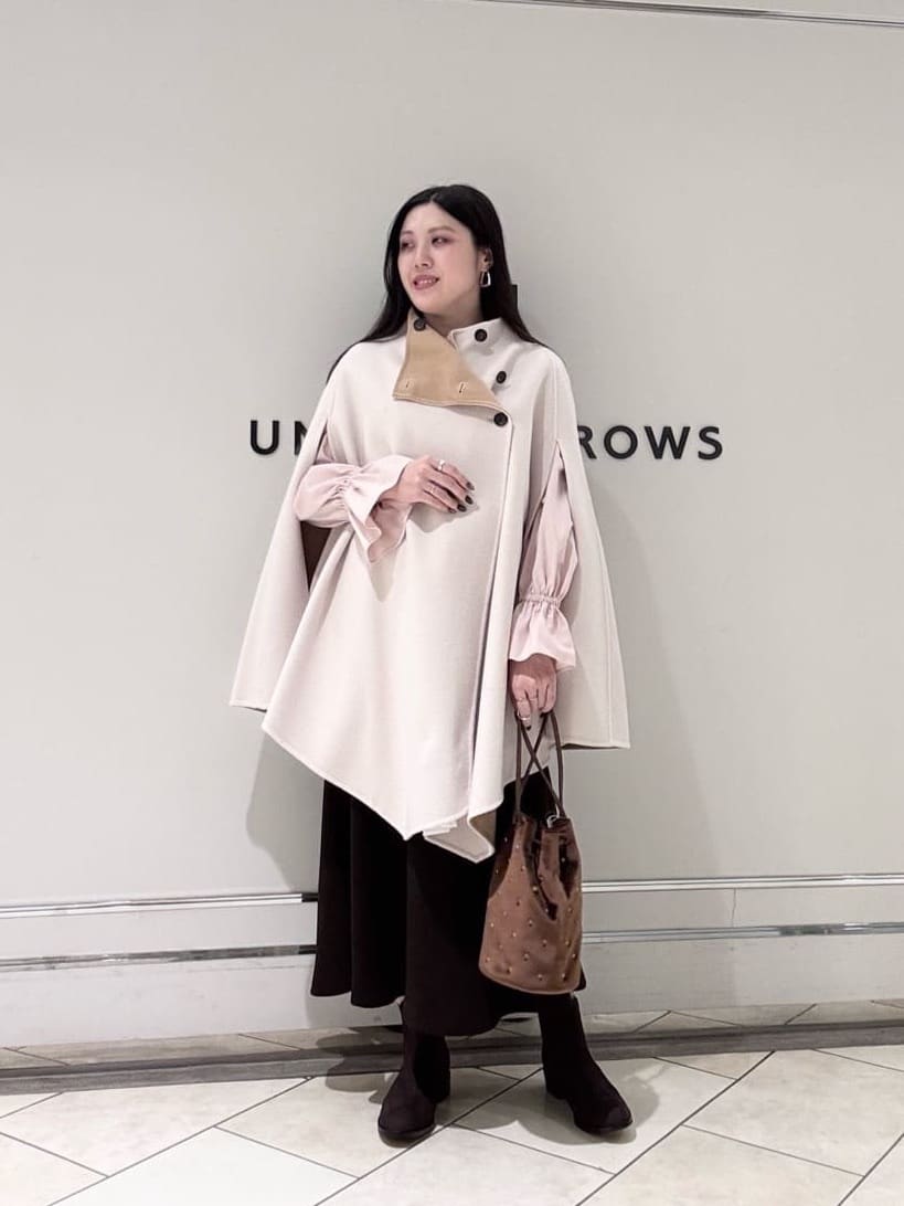 UNITED ARROWS | バイカラー リバー ケープ | Rakuten Fashion(楽天