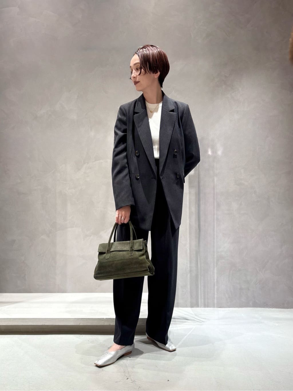 BEAUTY&YOUTH UNITED ARROWS | ポリエステルブレンド メランジ ダブル