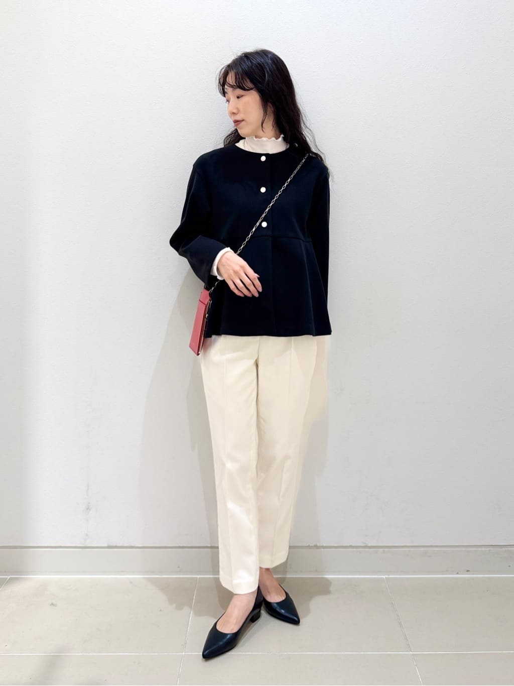 UNITED ARROWS LTD. OUTLET | ニットメルトン ペプラム ショートコート
