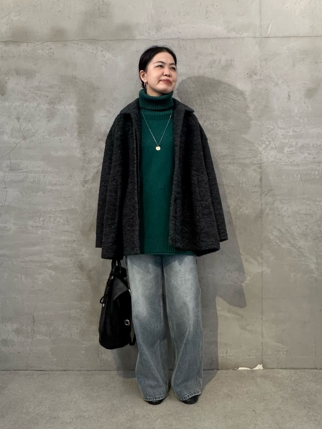 BEARDSLEY | ウールハイネックニットチュニック | Rakuten Fashion