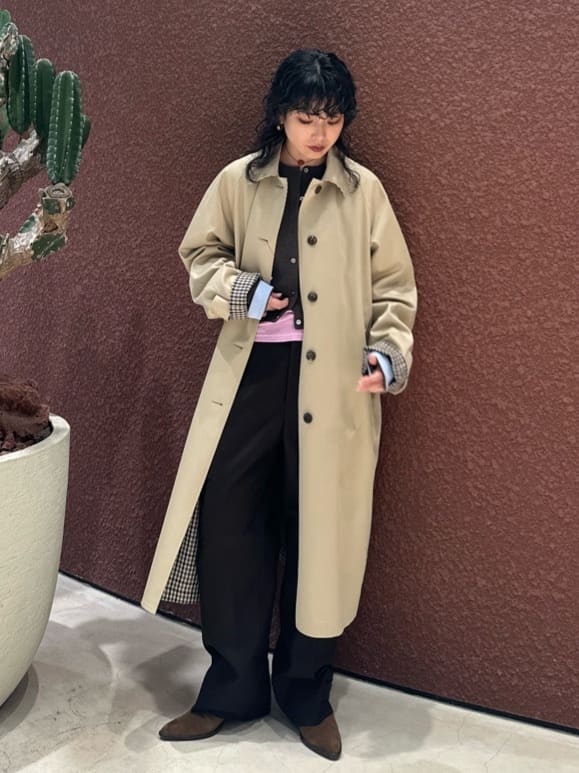 6（ROKU） ロク ユナイテッドアローズ リバーシブルコート BEAUTY&YOUTH UNITED ARROWS | <6(ROKU)>リバーシブル ステンカラー