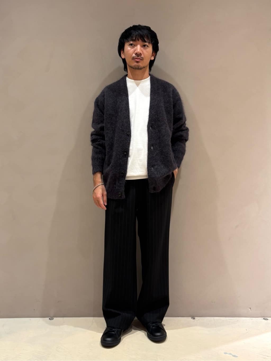 BEAUTY&YOUTH UNITED ARROWS | シャギー モヘヤ Vネック カーディガン
